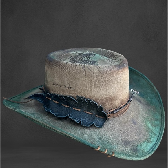 Accessories - Jelly Roll inspired custom western concert festival hat
